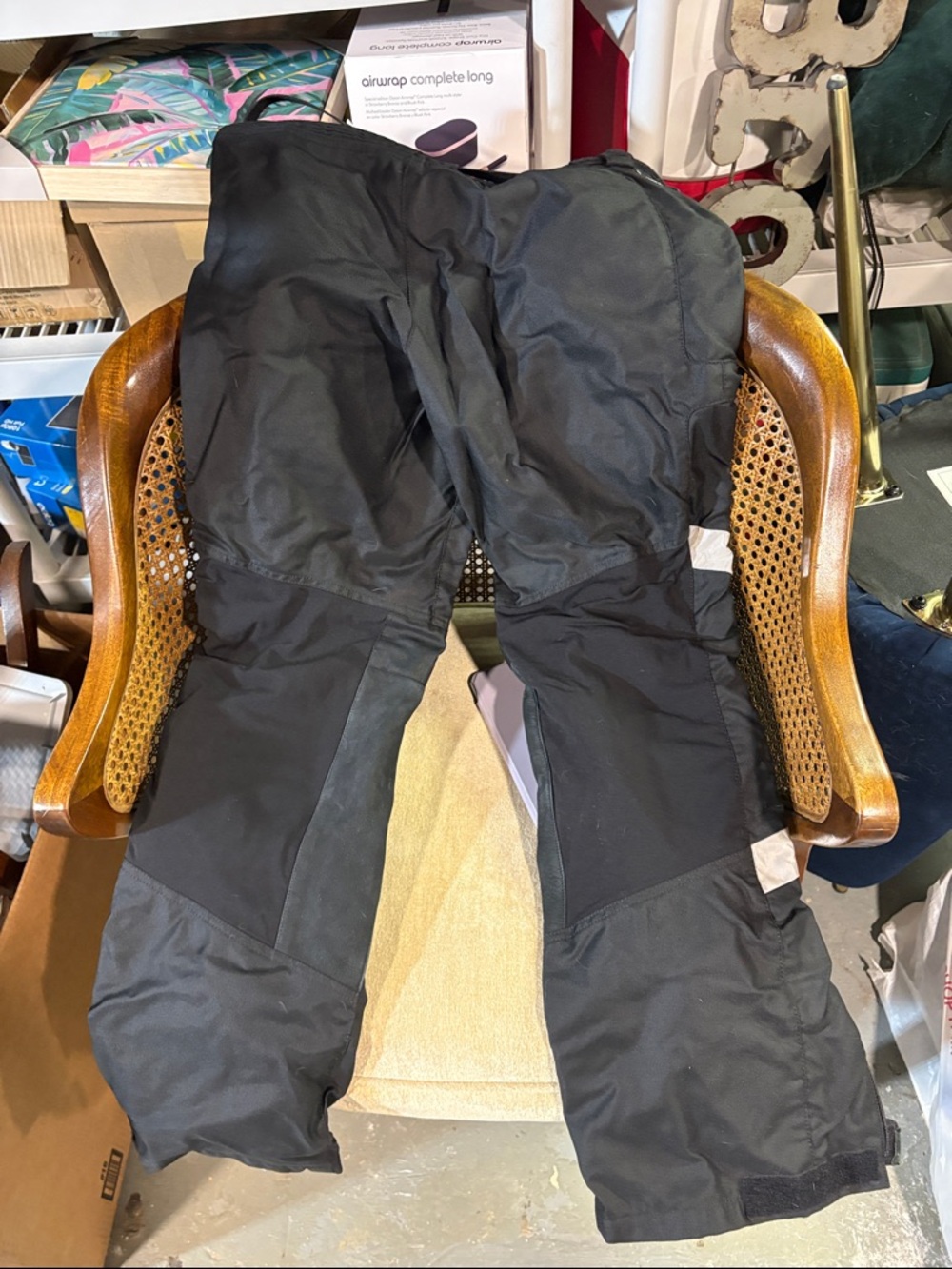 Black Motorcycle Textile Riding Pants - Picture 3 of 3